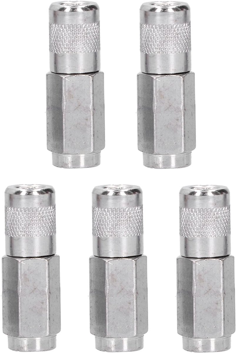 MTTproducts- Vetspuit Koppeling - 1/8" NPT - Quick Lock - Standaard Vetspuit - Platte Nozzle - Fitting Tip