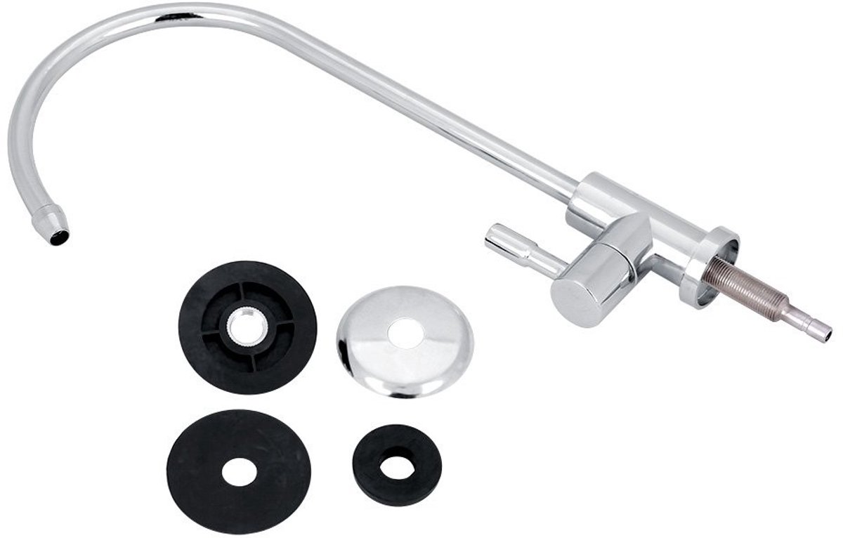 MTTproducts- Waterkraan 30,5 cm - Zinklegering - Chroom - Drinkwaterkraan - Keuken - Inclusief accessoires - Keukenkranen