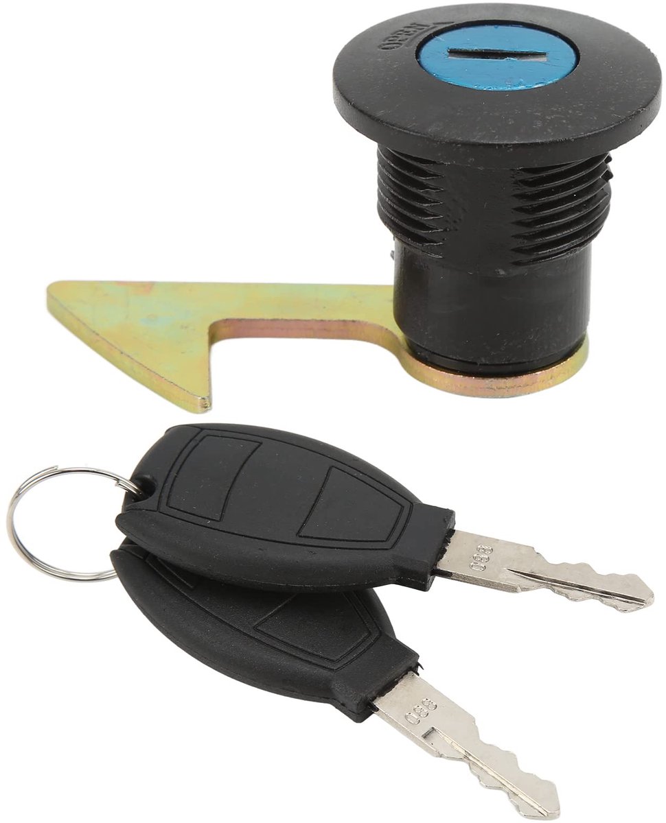 MTTproducts - Kofferbakslot - Universeel - Aluminium - Step - Bescherming voor motorfiets en scooter - Veiligheidsslot - Geschikt voor sportfietsen