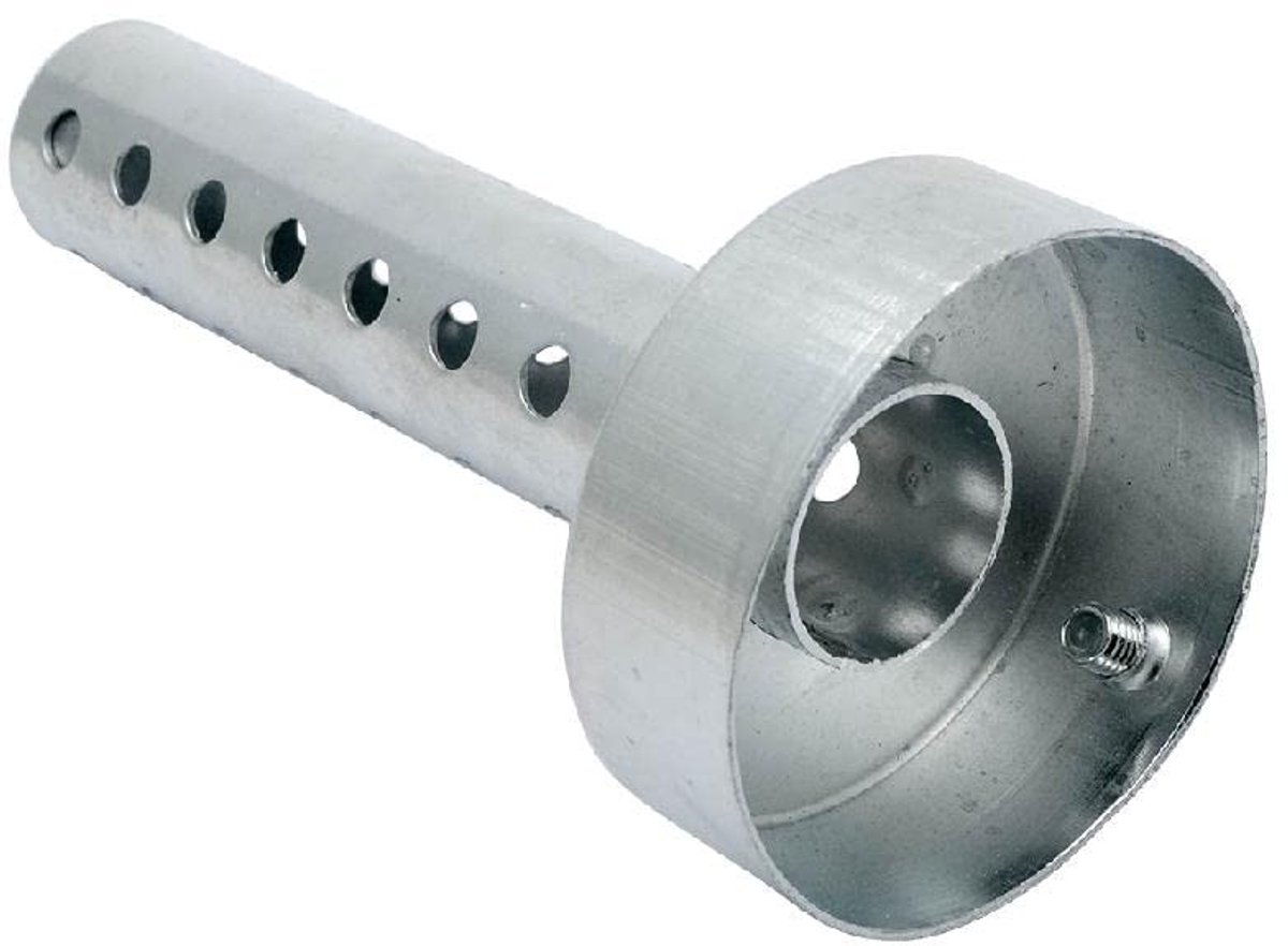 MTTproducts- Uitlaatdemper Universeel - DB Deflector - 60mm - Motorfiets - Verstelbaar - Schokbestendig - Uitlaat