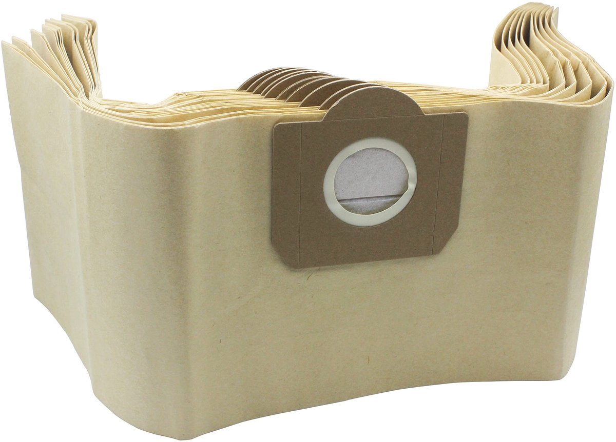 MTTproducts- Filterzakken 10-pack - Compatibel met Karcher WD3/WD3P - Papieren zakken - Nat/Droog stofzuiger - Hoofdkwaliteit - Onderdeel A 2204/A 2234 PT - Stofzak