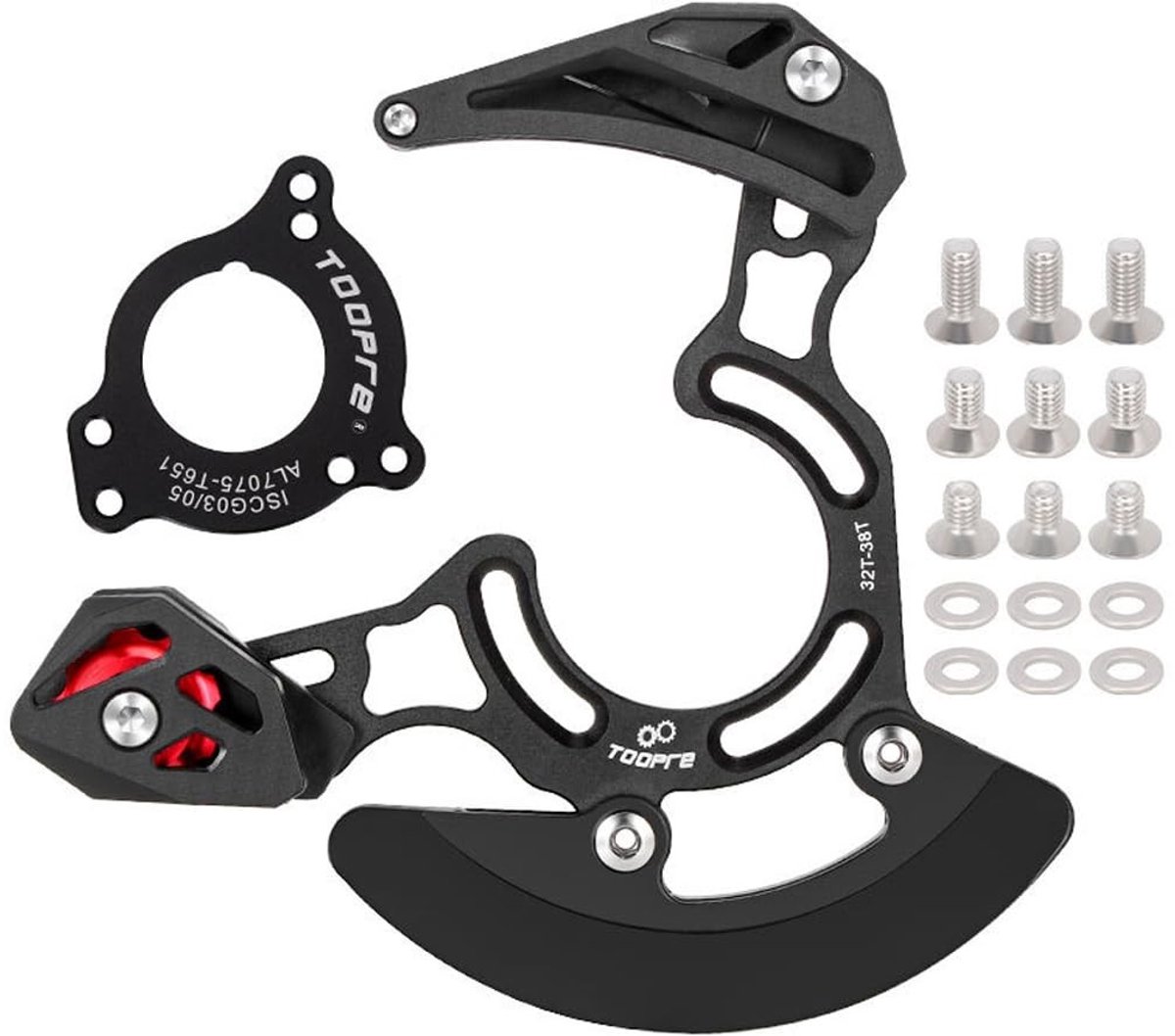 MTTproducts- Kettinggeleider Hoogwaardige Aluminium Legering - Kettingbeschermer - Fietsaccessoire - ISCG 05/ISCG 03 - Robuust - Eenvoudig in Gebruik