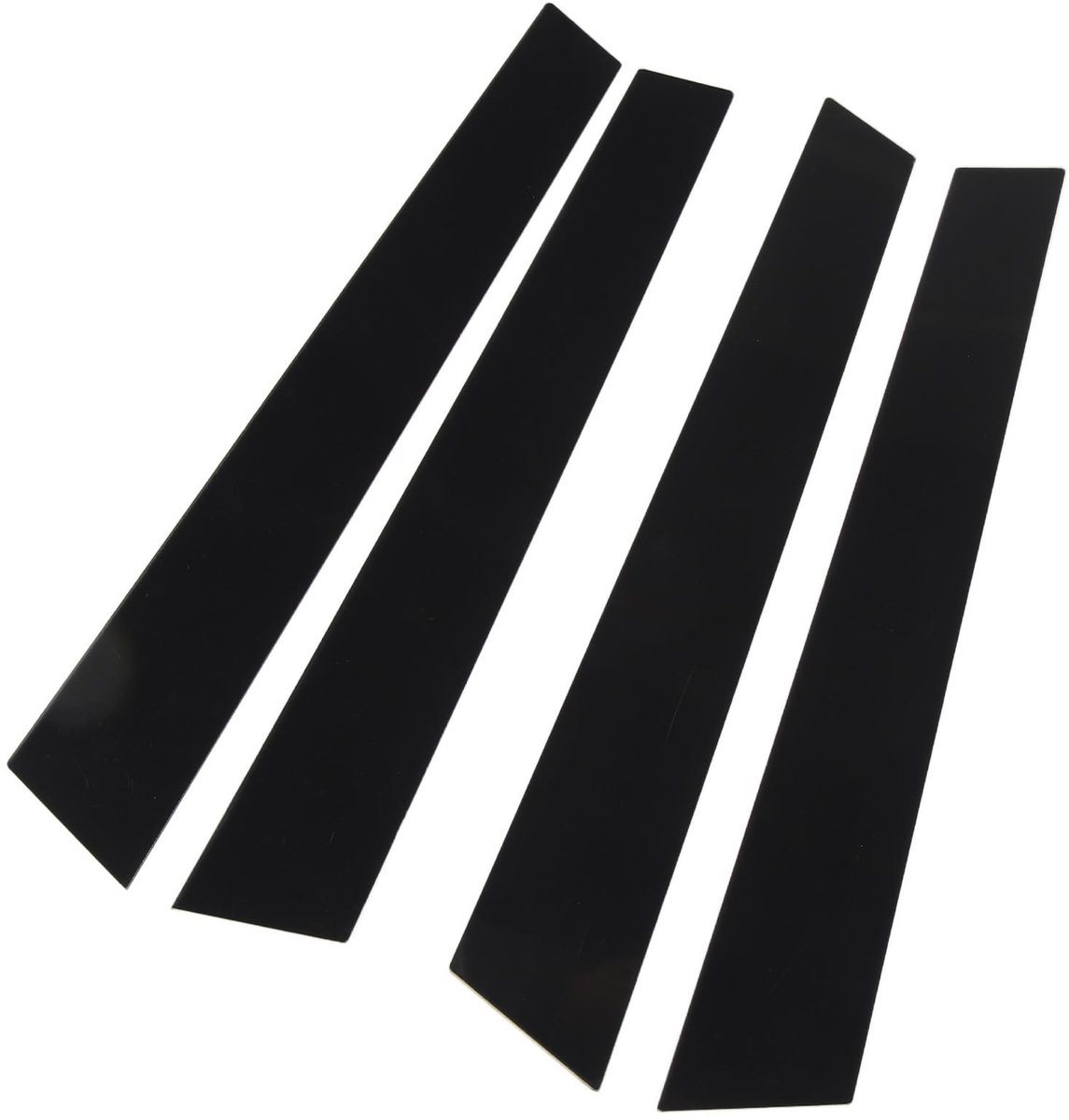 NTH products- Pijler Cover - 4 Stuks - Glanzend Zwart - Krasbestendig - Luxe Afwerking - Compatibel met Panamera 970 2009-2016 - Hoogwaardig PC-Plastic - Auto Styling