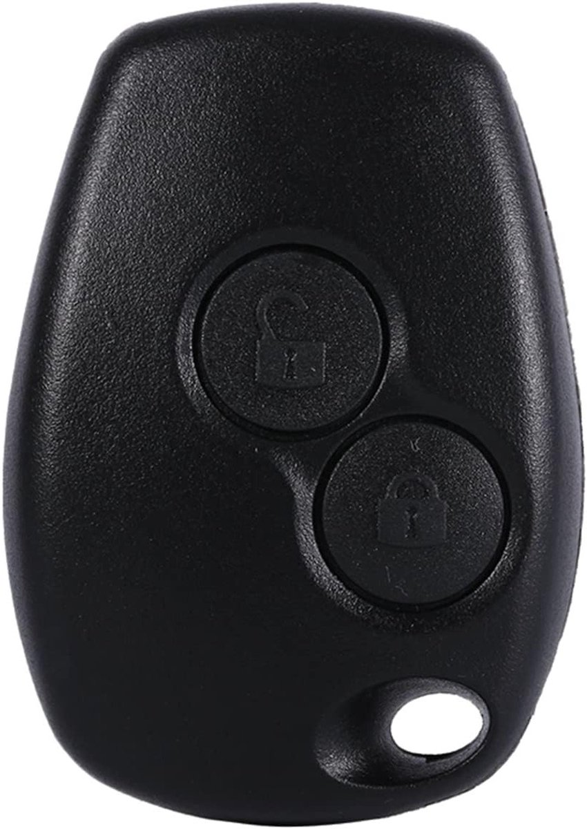 Sleutel Shell Afstandsbediening voor Auto met 2 Knoppen van Duurzaam ABS Plastic - Vervangende Auto Accessoire, Sleutelbehuizing en Auto Onderdelen