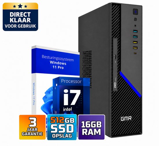 PC met Intel Core i7 processor met 16 GB RAM geheugen kopen? Kijk