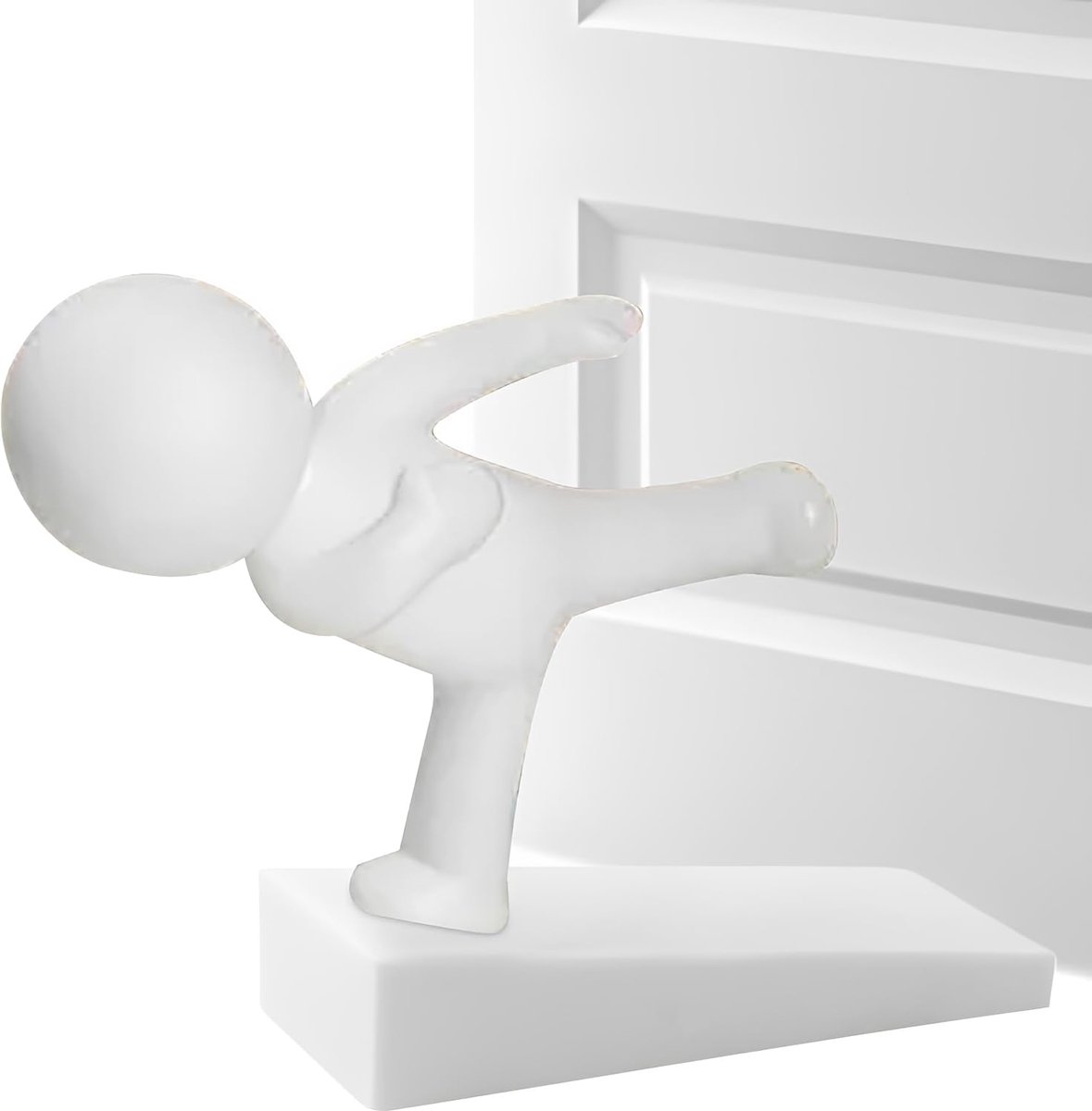 Deurstopper Figuur - Grappige Stopper - Deuren Op Hun Plek - Krasvrij Ontwerp - 10 x 5 x 1 cm