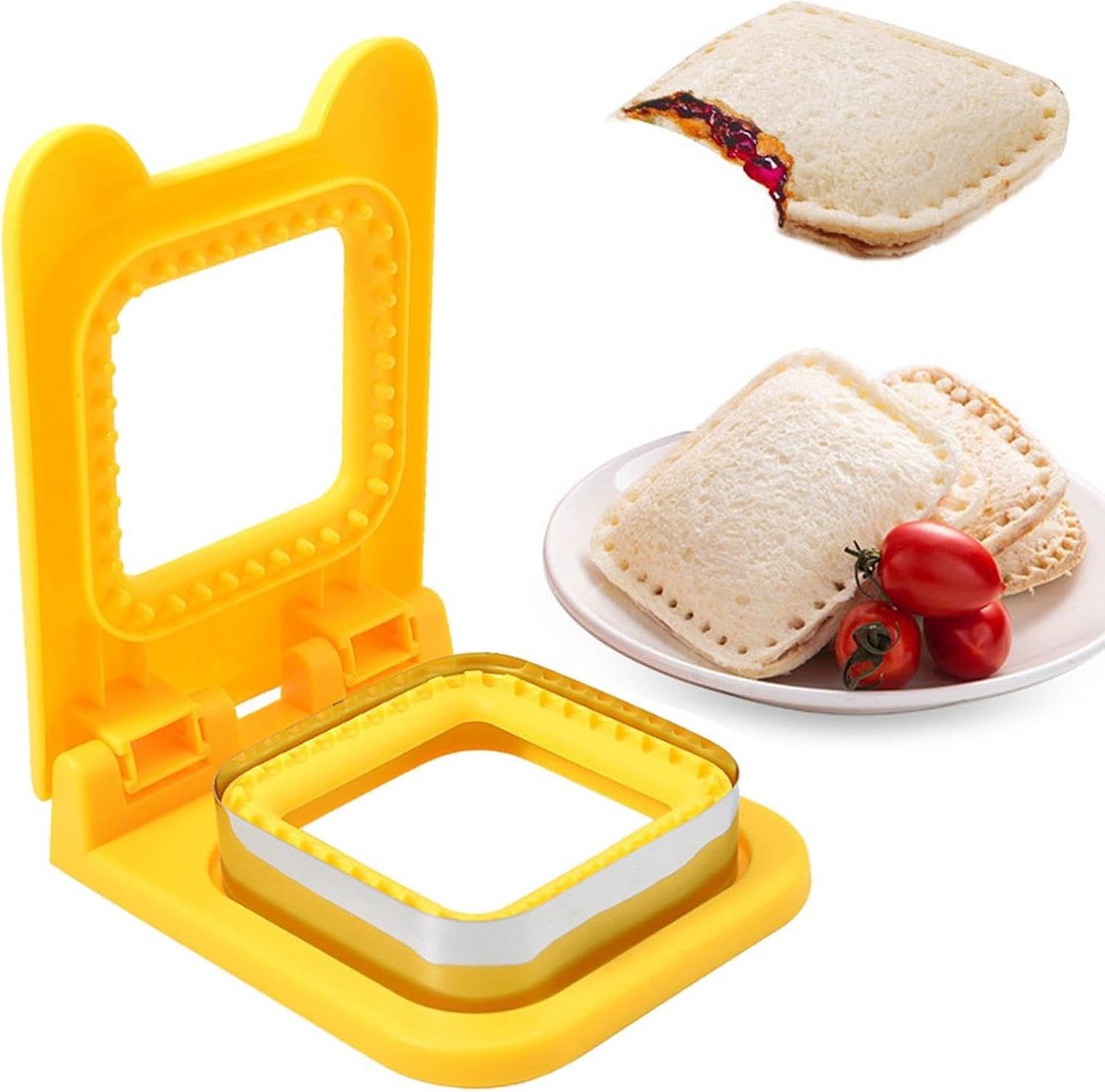 Pocket sandwich maker - Snij en seale sandwiches zonder korsten - 12,5 x 16,5 cm