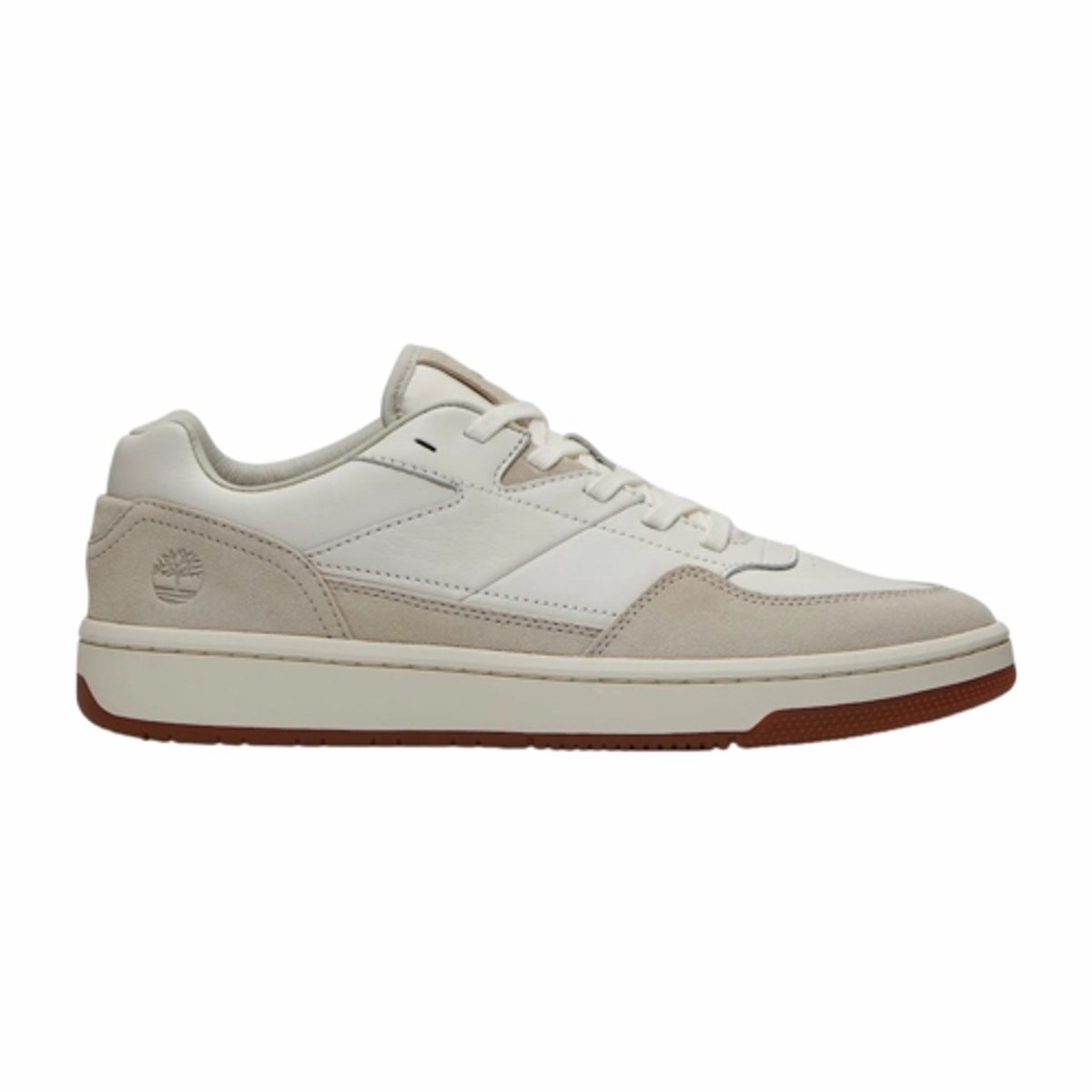 Timberland Men Jackson Court Low Lace Sneaker Natural Full Grain W Nat-Schoenmaat Grijs
