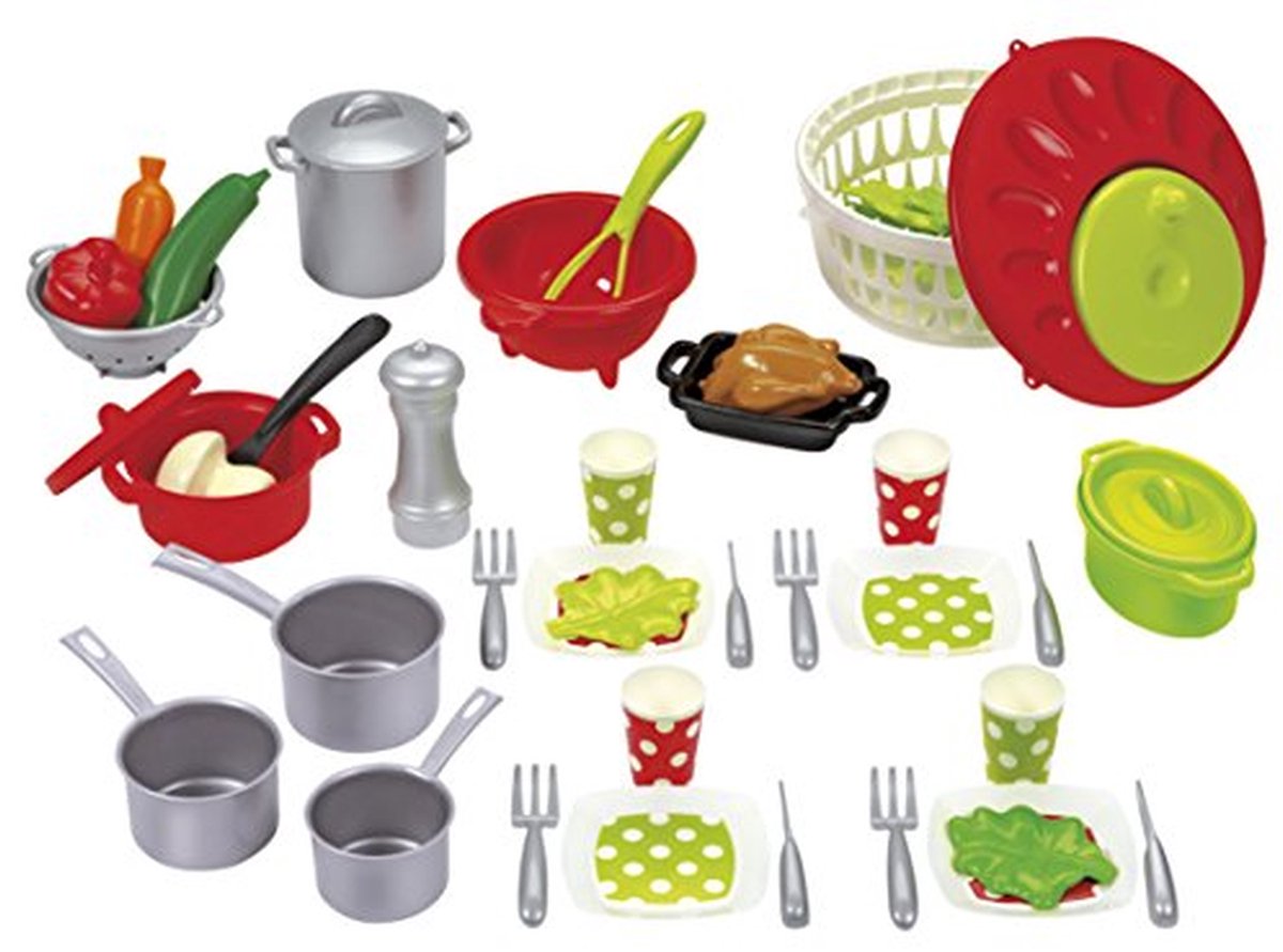 Kookset voor Kinderen met Accessoires en Potten