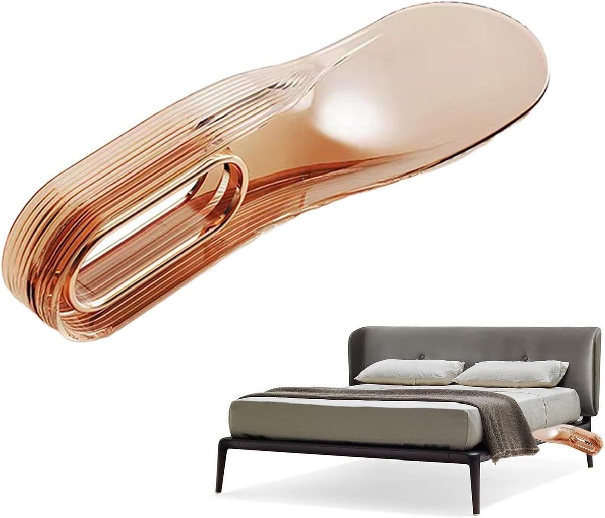 Matraslifter Wig - Bed Hulp - Bed Opmaak - Ergonomische Hefhoek - 28 cm - Amber