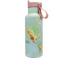 NERTHUS FIH 1333 sports bottle CLICK & DRINK! Double walled, 500 ml with click closure, hydration and style in a premium design