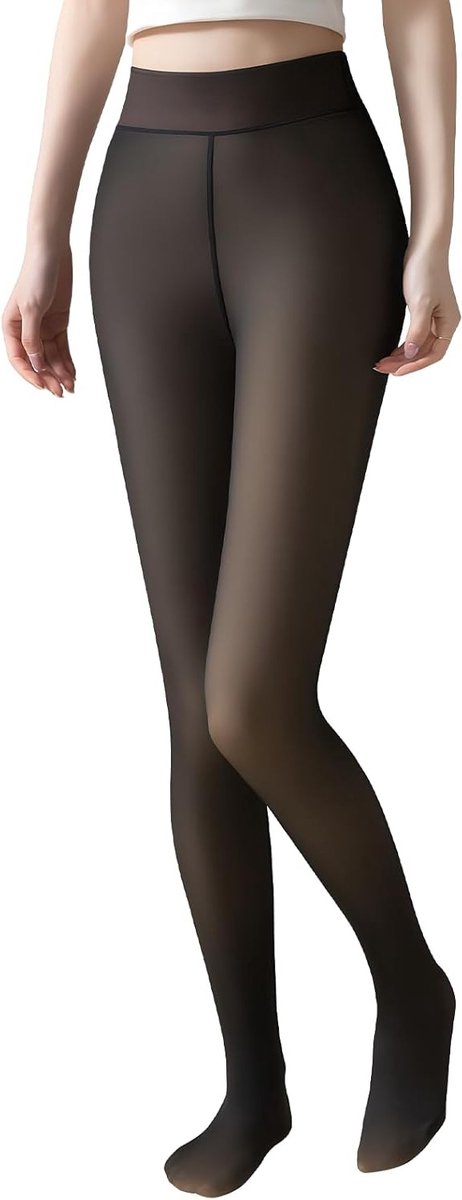 Dikke Thermoleggings voor Vrouwen met Fleece Voering, Ideaal voor Koude Weer, Warm en Comfortabel