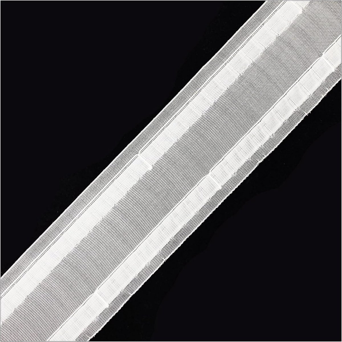 Gordijnband 7,5 cm Transparant Nylon Plooiband 20 m voor Gordijnen met Haken