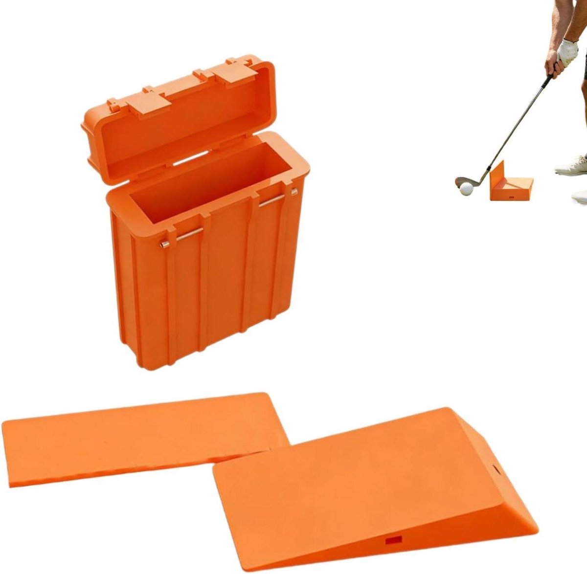 Slagwiggen Golf - Golf Swing Trainer - Golf Swing Verbeteren - Geoptimaliseerde Swing Plan - 12 x 7.5 cm