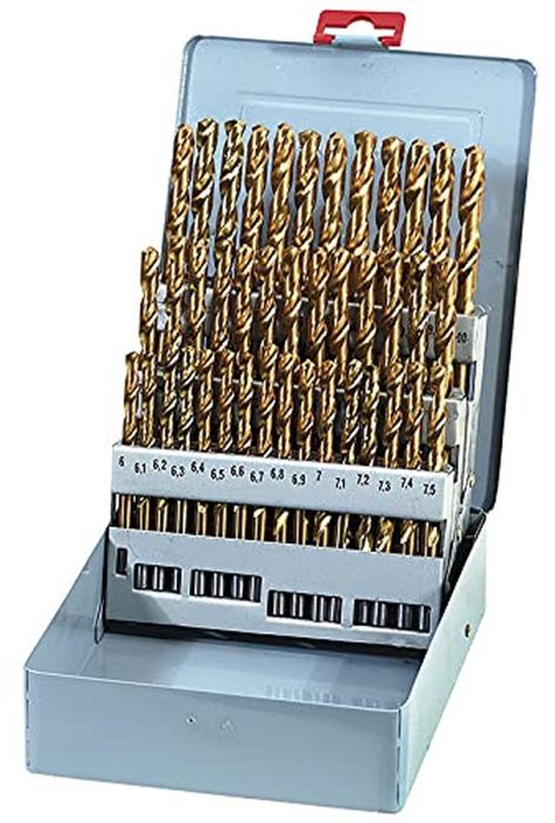 HSS Tin Gegalvaniseerde Steekboren Set 6-10 mm