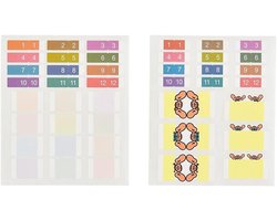 Indexstickers voor Hobonichi Techo Planer