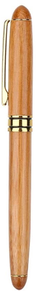 Cosensi- Vulpennen 1pc - Kalligrafie Pen met brede stomp beitelpunt - Bamboe handvat - Piston-stijl inktreservoir - 1.5mm penpunt - Gotisch Arabisch cursief - Kalligrafiepen