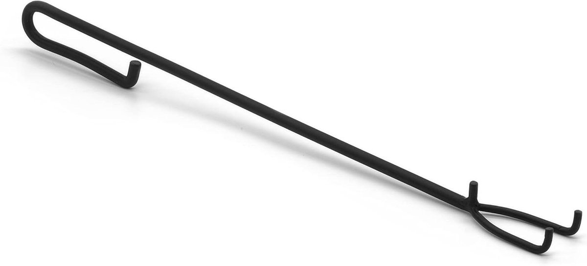 Scherm Hefstang - Stalen Hefgereedschap - Tuinonderhoud - Massief Staal - 56 cm - Zilver