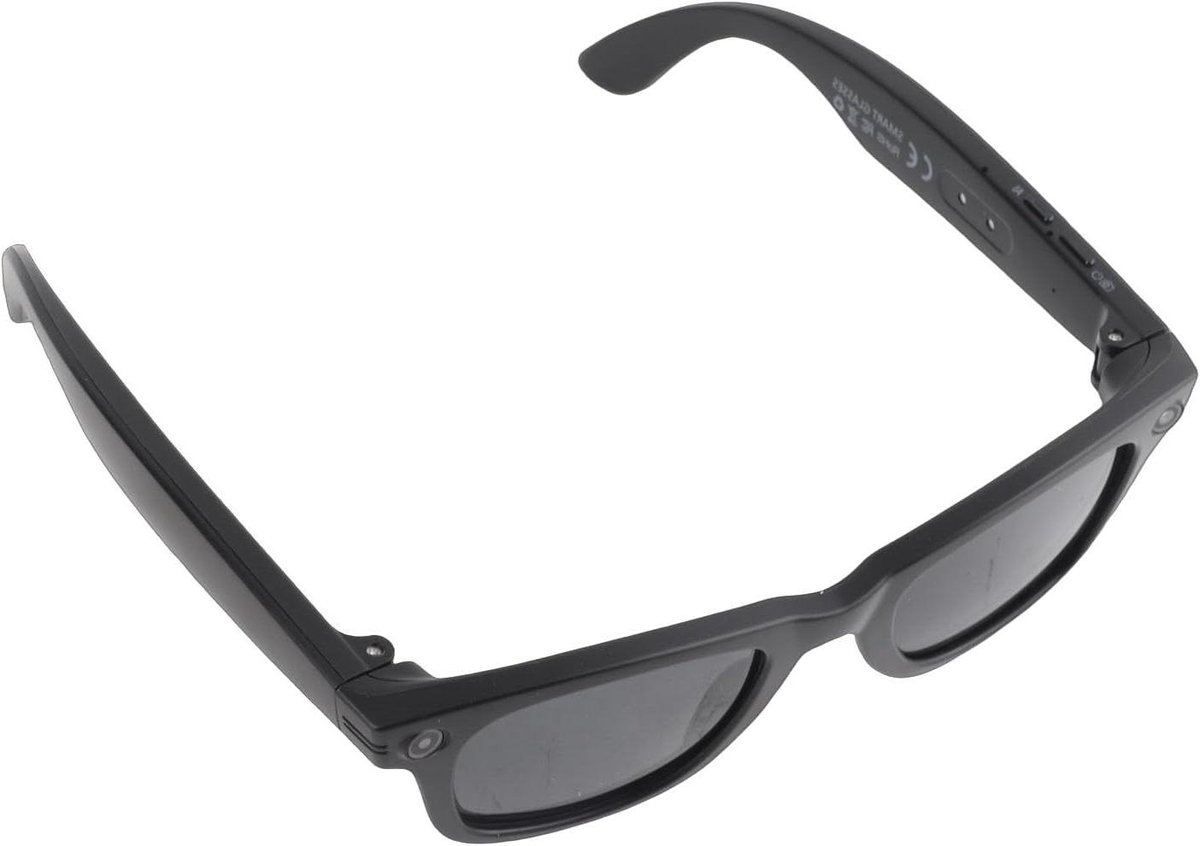 Slimme Zonnebril - Camera Bril - Reizen Vastleggen - AI Vertaler - 8MP Camera - Zwart