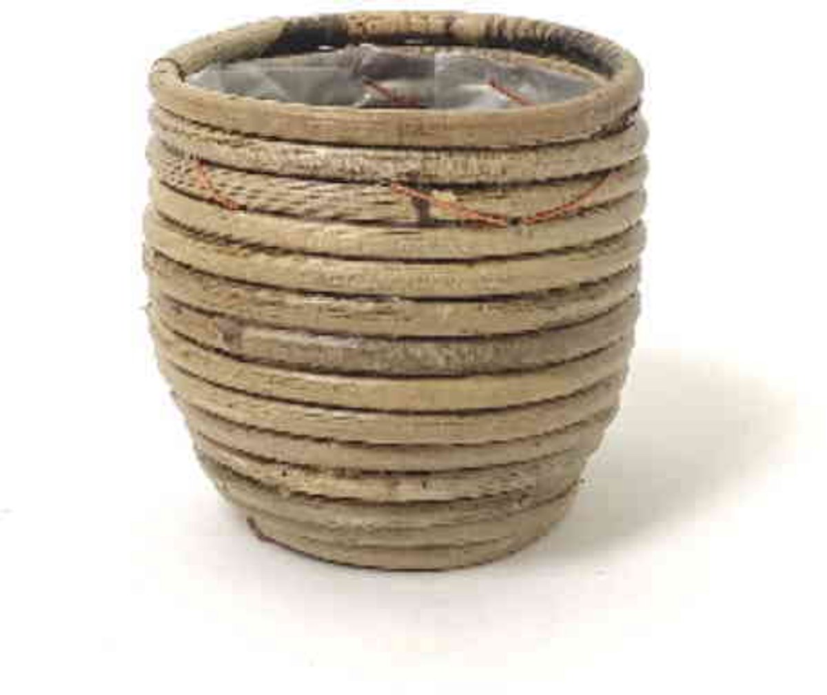 Van der leeden - Rotan ronde mand stripe