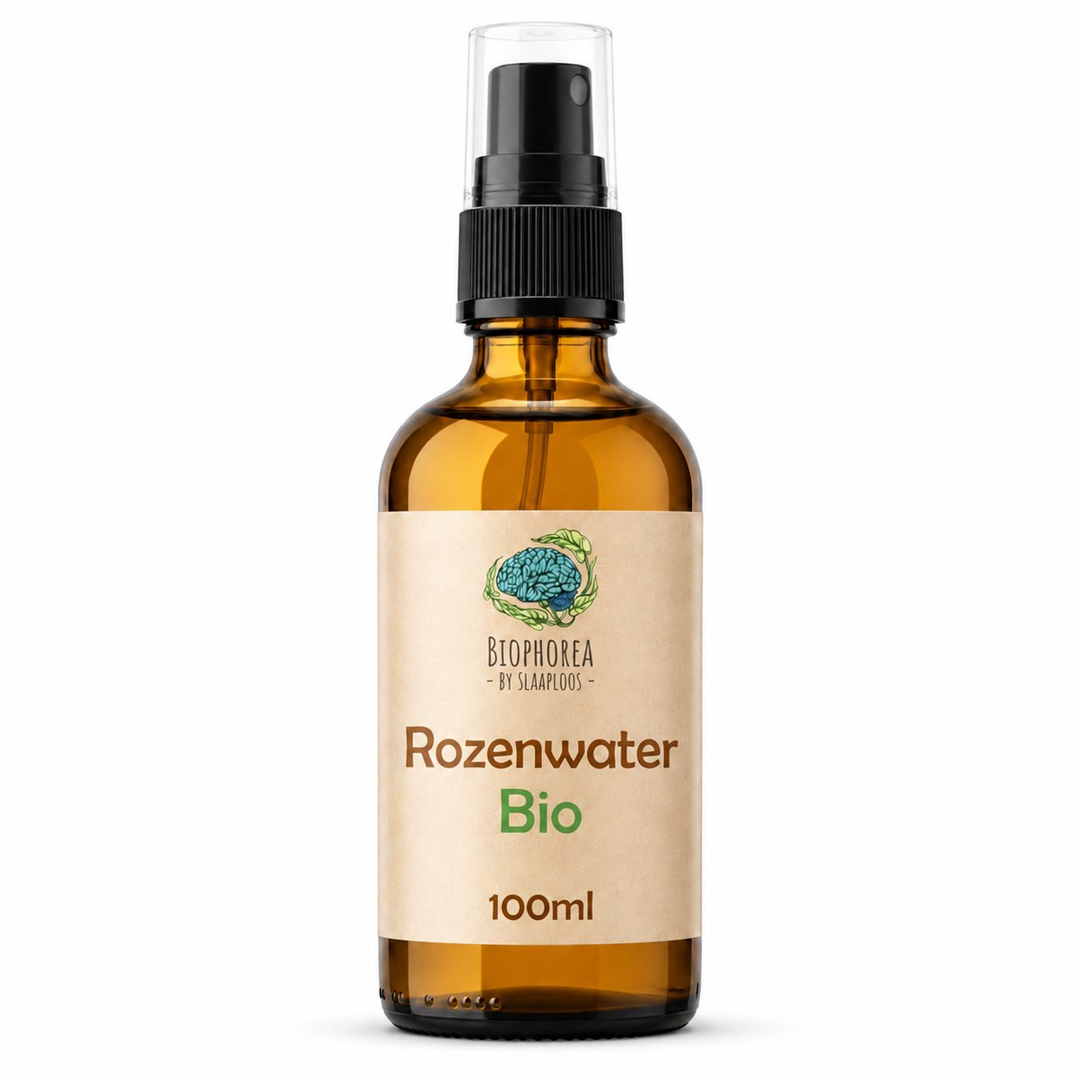Rozenwater Spray 100ml - Biologisch en Puur - Slaaploos Biophorea Rose Water