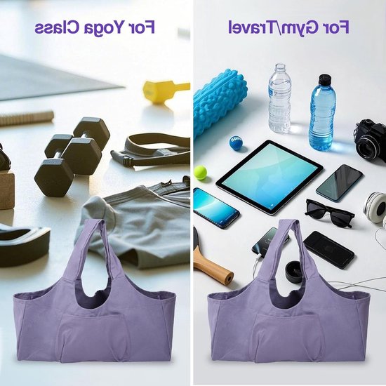 Allecto - Yoga-pakket - Grote Capaciteit - Ideaal voor Buitenfitness - Yoga-handtas - Sportmat-drager - Geschikt voor Gymschool - Ruim en Functioneel — afbeelding 3