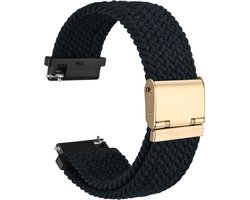 WOCCI Woven Nylon Watch Strap with Adjustable Buckle, Braided Sports Watch Bands for Men and Women, Band Width 18mm 19mm 20mm 21mm 22mm, 18 mm