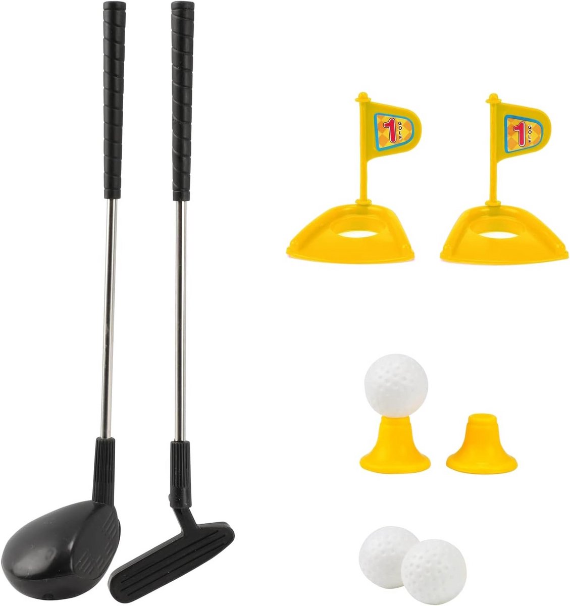 Toi-Toys Mini golfset speelgoed met rackets en ballen -
