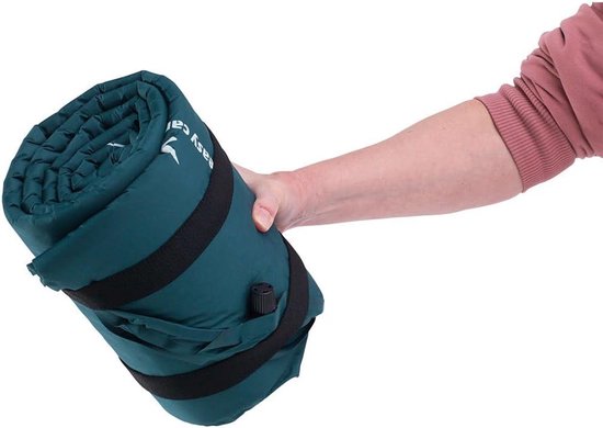 Kampeer Mat - Slaapmat Opblaasbaar - Buiten Slapen - Zelfopblazend Comfort - 182 x 51 cm - Zwart — afbeelding 3