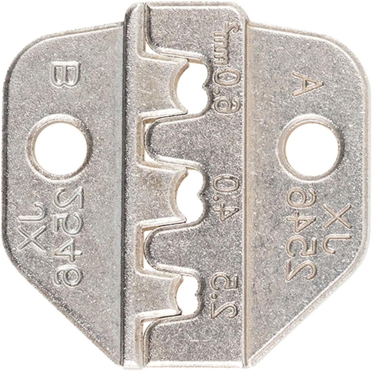 Draadkrimptang - Krimptang Tang - Elektrische Verbindingen Maken - Verwisselbare Bekken - 14-10 AWG - Zilver