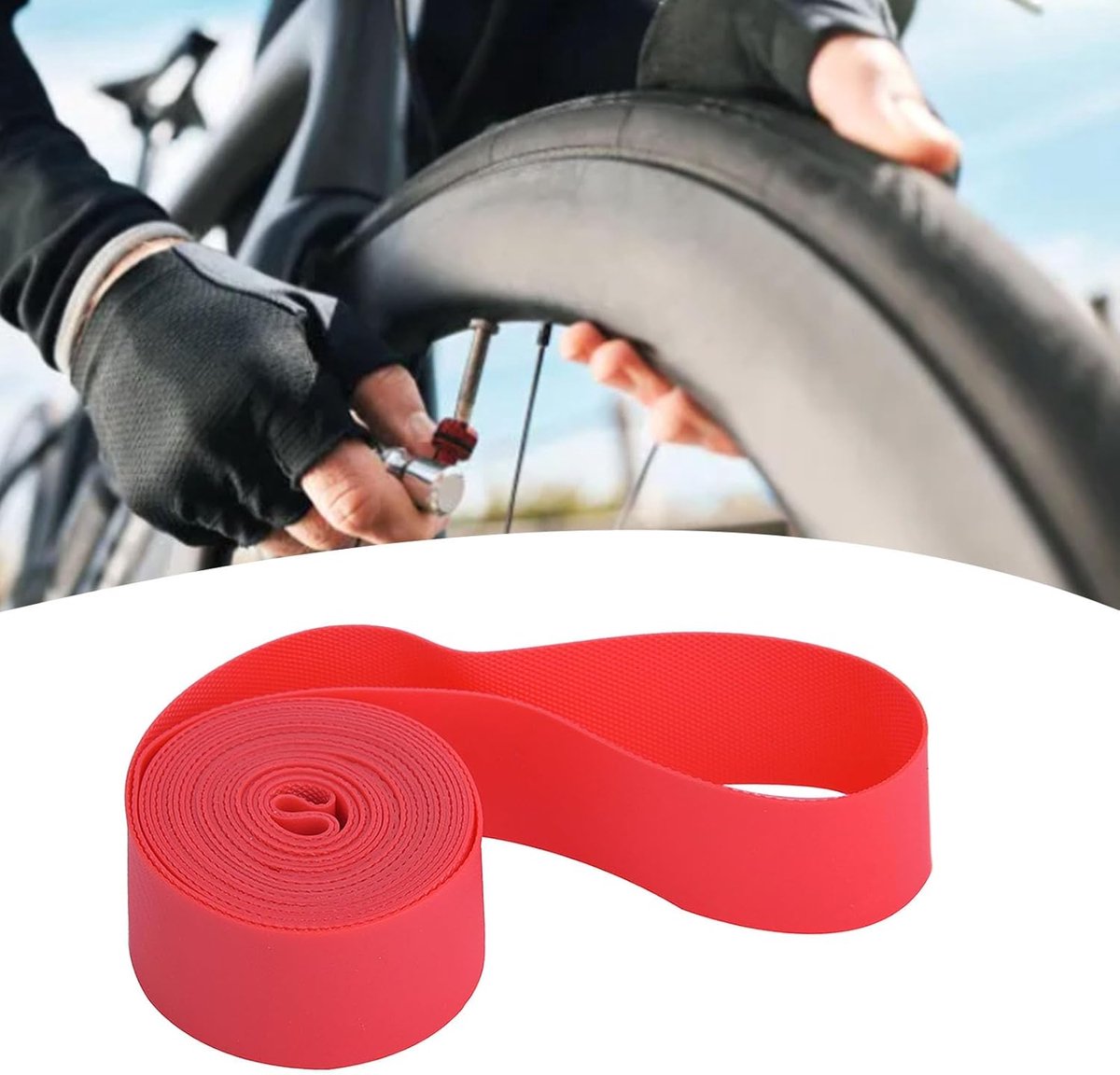 Fietsbandbescherming - Velglint - Fietsen - Sterk antidrukvermogen - 700C/29 inch - Zwart