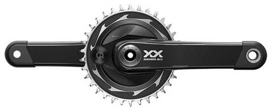 Sram Xxsl Eagle Spider Q174 Cl55 Dub Crankstel Met Vermogensmeter Zilver 170 mm / 34t — afbeelding 2