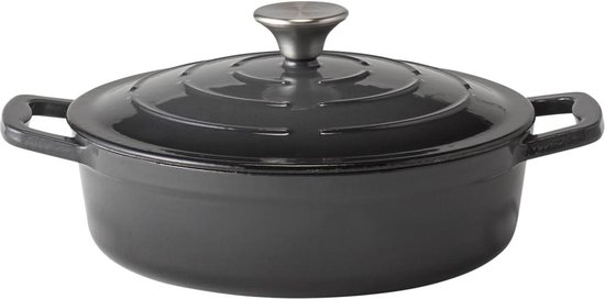 Braadpan Kela Calido met Deksel Rond Rood 3,2L