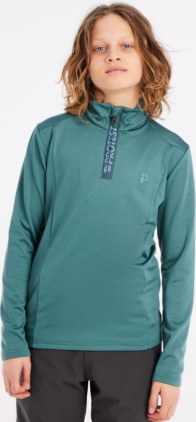 Protest Willowy Jr – Skipully Jongens – Lange mouwen – 1/4 rits – Atlantic Green