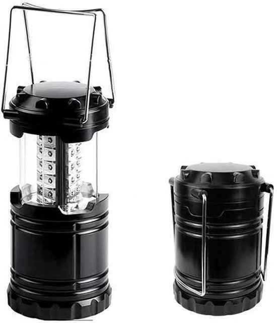 Campinglamp - Kampeerlamp - LED-kamplantaarn - op batterijen werkende vouwlampen - LED-tentlantaarn, lantaarn voor kamperen, wandelen - draagbare buitenlantaarn voor noodgevallen