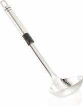 LEIFHEIT 3025 Zwart, Louche à soupe en acier inoxydable