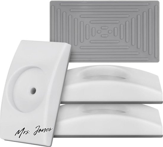 4 Pack Baby Gate Muurbeschermer Zwart, Bescherm Muren 4 Pack Baby Gate Muurbeschermer Zwart, Bescherm Muren