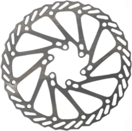 Fietsremrotor, 203 mm Aluminiumlegering Mountainbiketype Zwevende remschijf Fietsremrotor met bouten Fietsaccessoire Geschikt voor racefiets Mountainbike BMX(rood zilver
