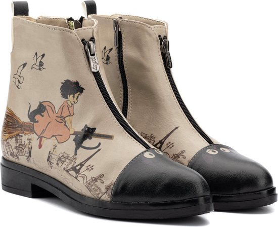GOBY - Sorcière - Bottines - Bottes femme - Bottes femmes - Haute qualité - Fait main - Taille 41