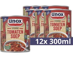 Unox Soep in Blik - Stevige Tomatensoep - 12 x 300 ml - Voordeelverpakking