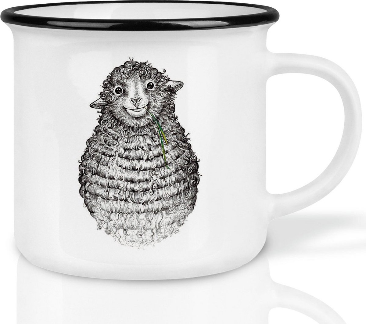 Mok keramiek - schaap Wollfried - Ligarti