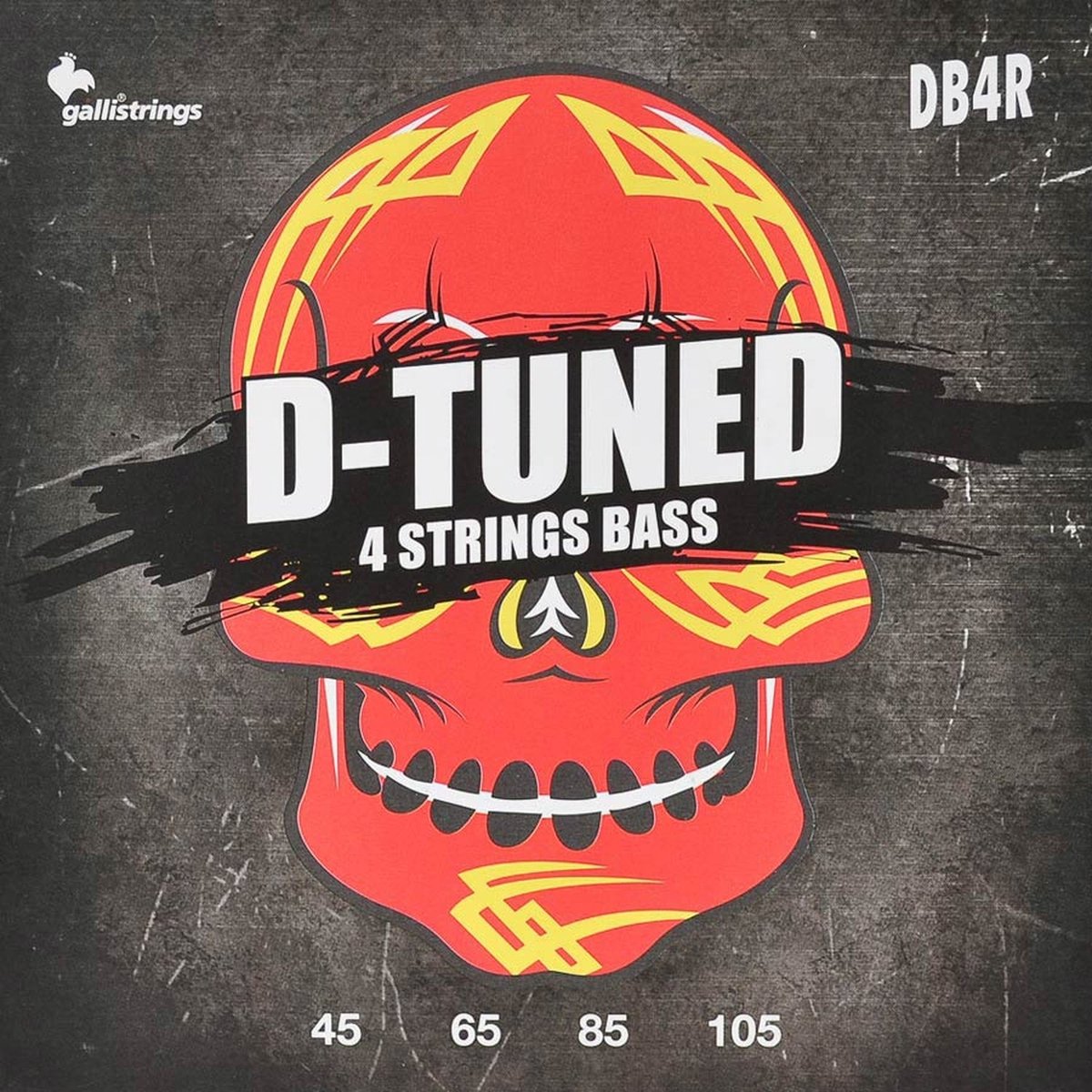 Galli DB-4R Bassnaren Set Nickel Roundwound Drop Tuning (045-105)