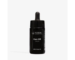 Nordic Cosmetics© - CBD Gezichtsolie 300mg - Argan & Jojoba - Voor Doffe Huid, Roodheid & Onzuiverheden - Herstelt Huidbalans - Vegan - Alle Huidtypes