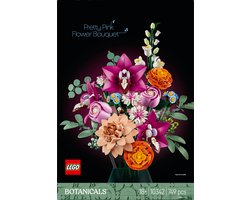LEGO Botanicals Roze boeket - Bloemen Decoratie - 10342 Image