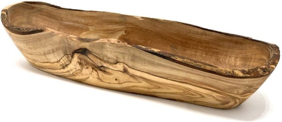 D.O.M. Broodschaal Naturel 25-34 cm - Stijlvolle Natuurlijke Schaal voor Brood Fruit en Decoratie