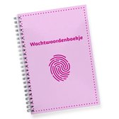 Wachtwoordenboekje - Wachtwoordenboekje met alfabet - Password organizer - Wachtwoorden notitieboek - A5 - Ringband - Roze - Fotofabriek