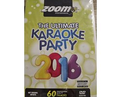 Zoom Karaoke DVD - The Ultimate Karaoke Party 2016 - 60 Songs ,