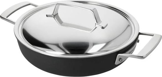 DEMEYERE - ALU PRO 5 - Marmite à mijoter - Faitout bas - Ceraforce - SANS PFAS 24 cm