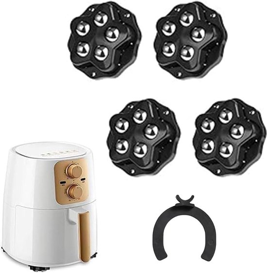 goldenwarm Furniture Jack for Heavy Furniture 4 Furniture Rollers with 5 Pieces 360° Rotation Wheels, 600 kg Load as Tolerated