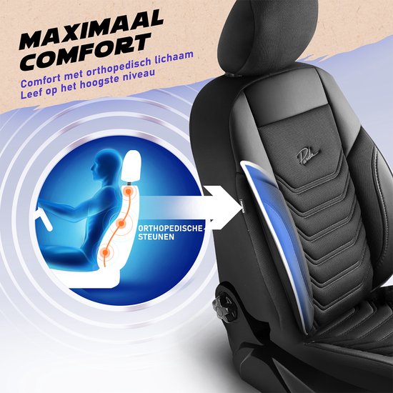 HOUSSE DE SIÈGE AUTO-PANDASEATCOVER-FLORIDA-NOIR/GRIS